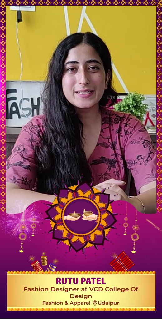 rutupatel-wish-diwali - Rutu Patel - Diwali Greeting Message by Rutu Patel, Fashion Designer at VCD College Of Design - Watch Diwali greeting and best wishes message by Rutu Patel, Fashion Designer at VCD College Of Design rutupatel-wish-diwali - Rutu Patel - Diwali Greeting Message by Rutu Patel, Fashion Designer at VCD College Of Design - Watch Diwali greeting and best wishes message by Rutu Patel, Fashion Designer at VCD College Of Design
