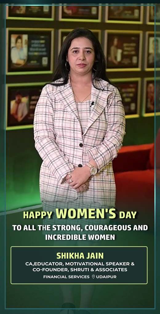 shikha-jain-greeting-womens-day - Shikha Jain - Womens Day Greeting Video Shikha Jain, CA,Educator, Motivational Speaker & Co-Founder at Shruti & Associates - Watch Womens Day greeting and best wishes video message from Shikha Jain, CA,Educator, Motivational Speaker & Co-Founder at Shruti & Associates shikha-jain-greeting-womens-day - Shikha Jain - Womens Day Greeting Video Shikha Jain, CA,Educator, Motivational Speaker & Co-Founder at Shruti & Associates - Watch Womens Day greeting and best wishes video message from Shikha Jain, CA,Educator, Motivational Speaker & Co-Founder at Shruti & Associates