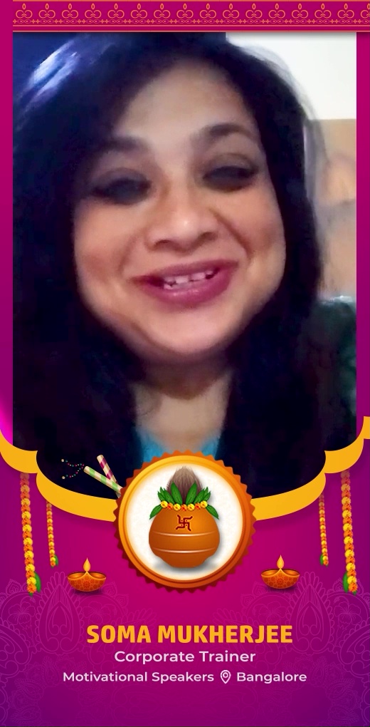 soma-mukherjee-wish-navratri - Soma Mukherjee - Navratri Greeting Message by Soma Mukherjee, Corporate Trainer - Watch Navratri greeting and best wishes message by Soma Mukherjee, Corporate Trainer soma-mukherjee-wish-navratri - Soma Mukherjee - Navratri Greeting Message by Soma Mukherjee, Corporate Trainer - Watch Navratri greeting and best wishes message by Soma Mukherjee, Corporate Trainer