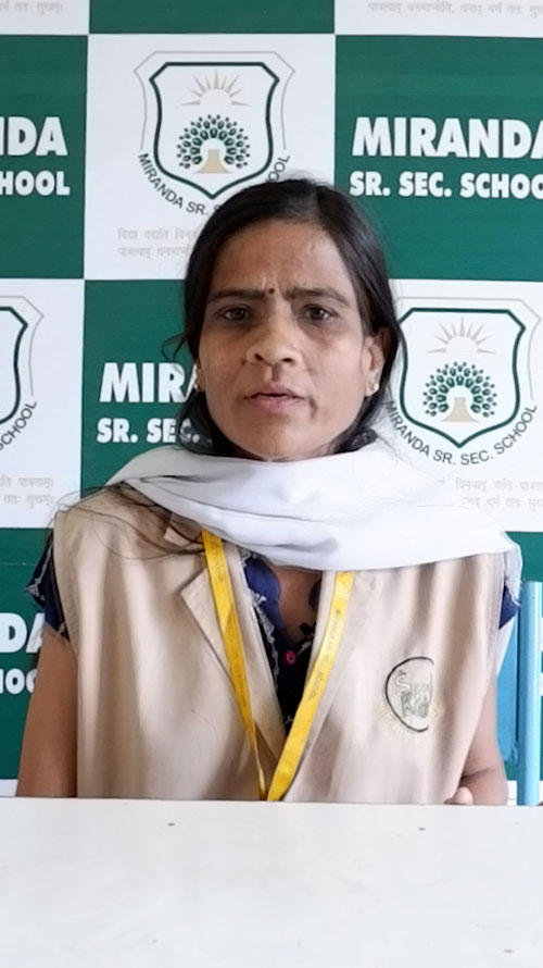 Seema Gandhi, Teacher at Miranda Sr Sec. School, Udaipur